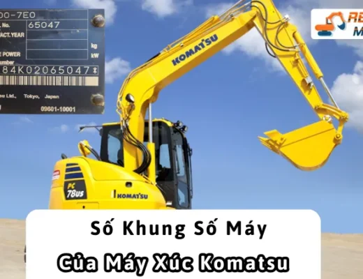 Số Khung Số Máy Của Máy Xúc Komatsu